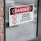 Signmission Oxygen Storage No Smoking No Open Flames Danger Sign, Vinyl Decal, 14in W x 10in L, 2PK OS-2PACK-DS-D-1014-L-1854 - alternate 5